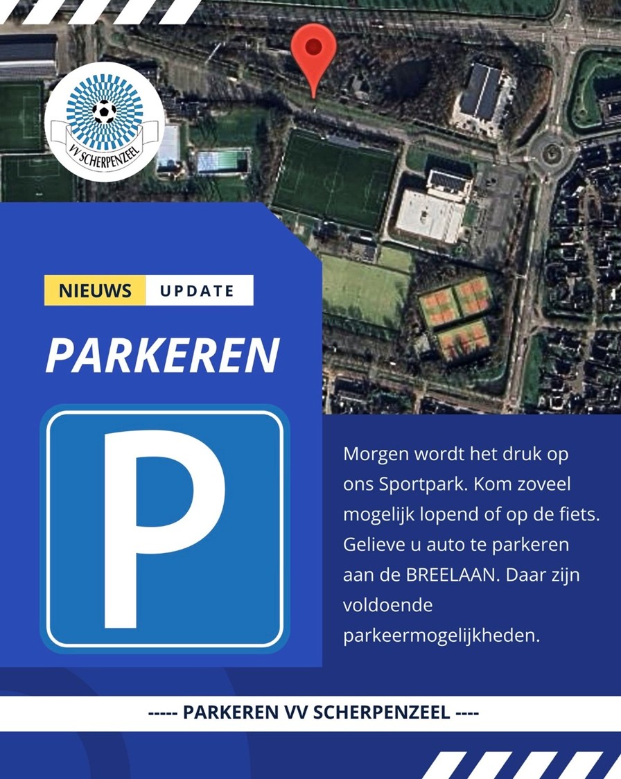 BEZOEKERS PARKEREN INGANG BREELAAN