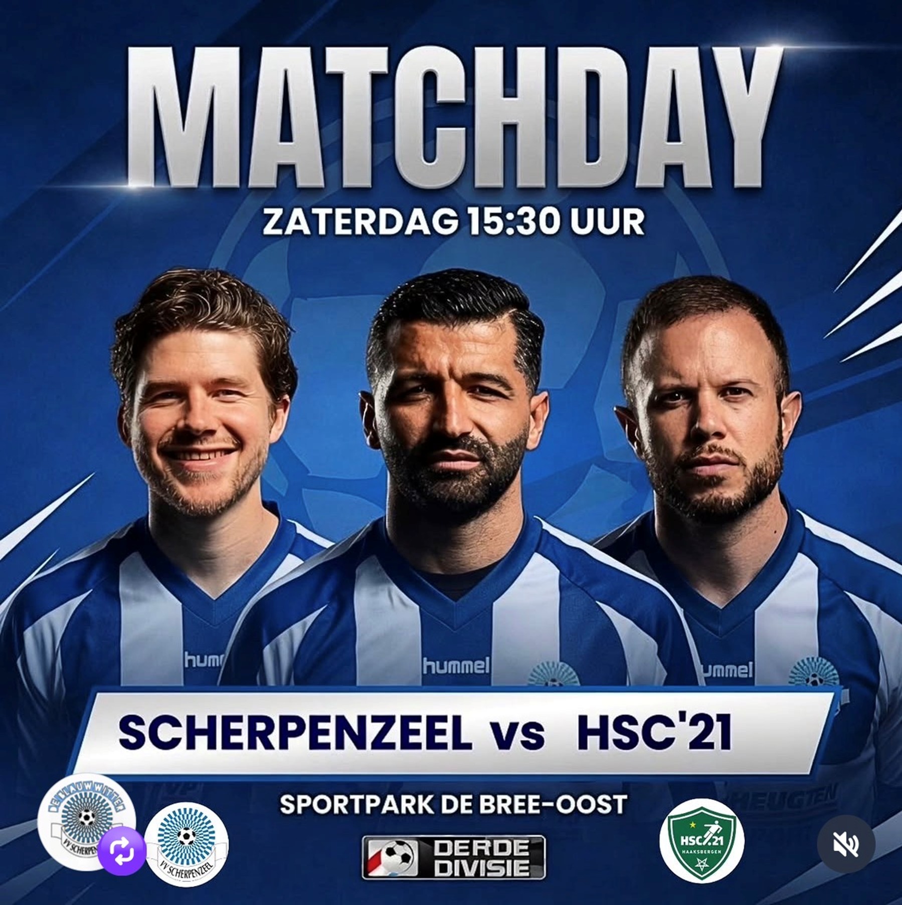 Kom kijken bij de allerlaatste wedstrijd van dit seizoen...