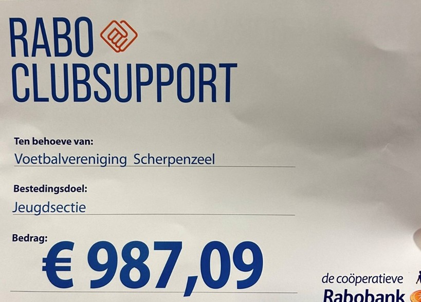 RaboClubsupport - bedankt voor uw steun!