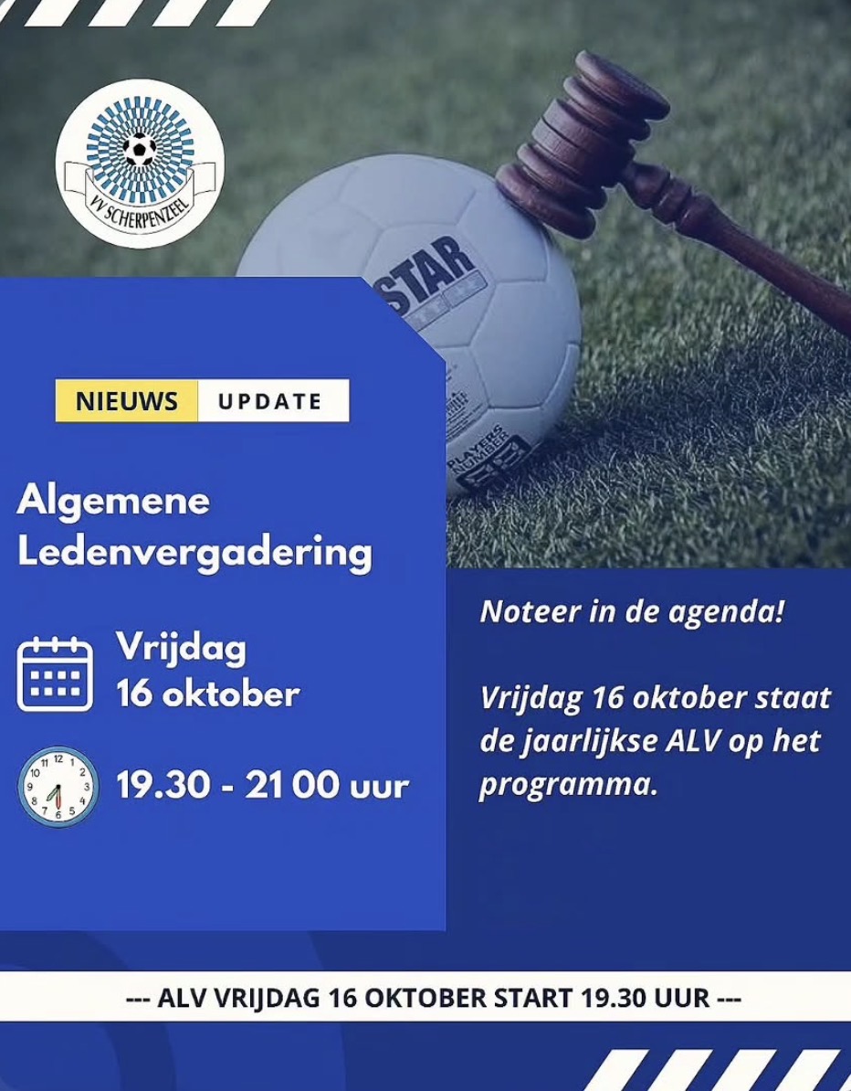 Algemene Ledenvergadering v.v. Scherpenzeel
