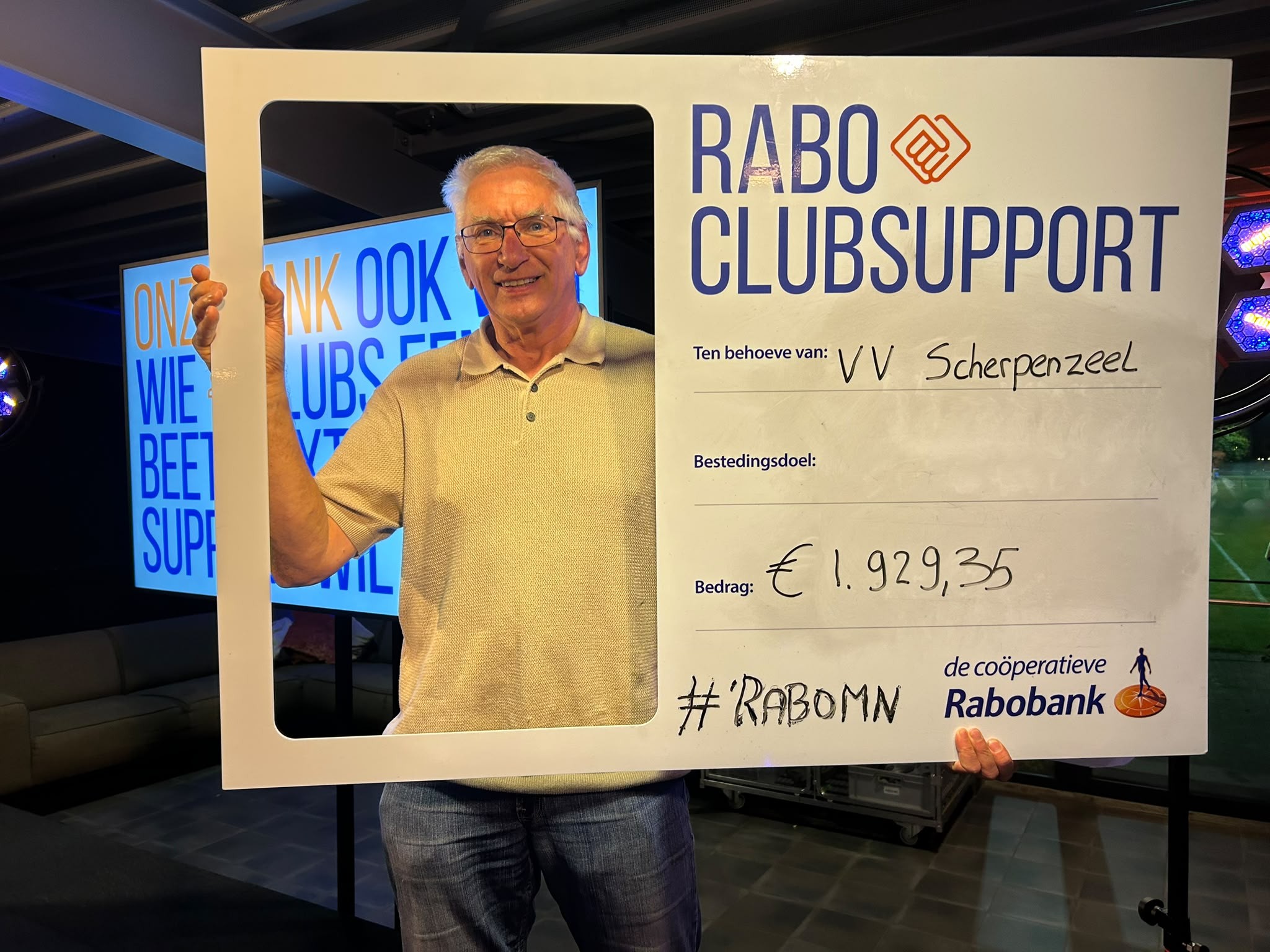 BEDANKT voor uw RABO CLUBSUPPORT