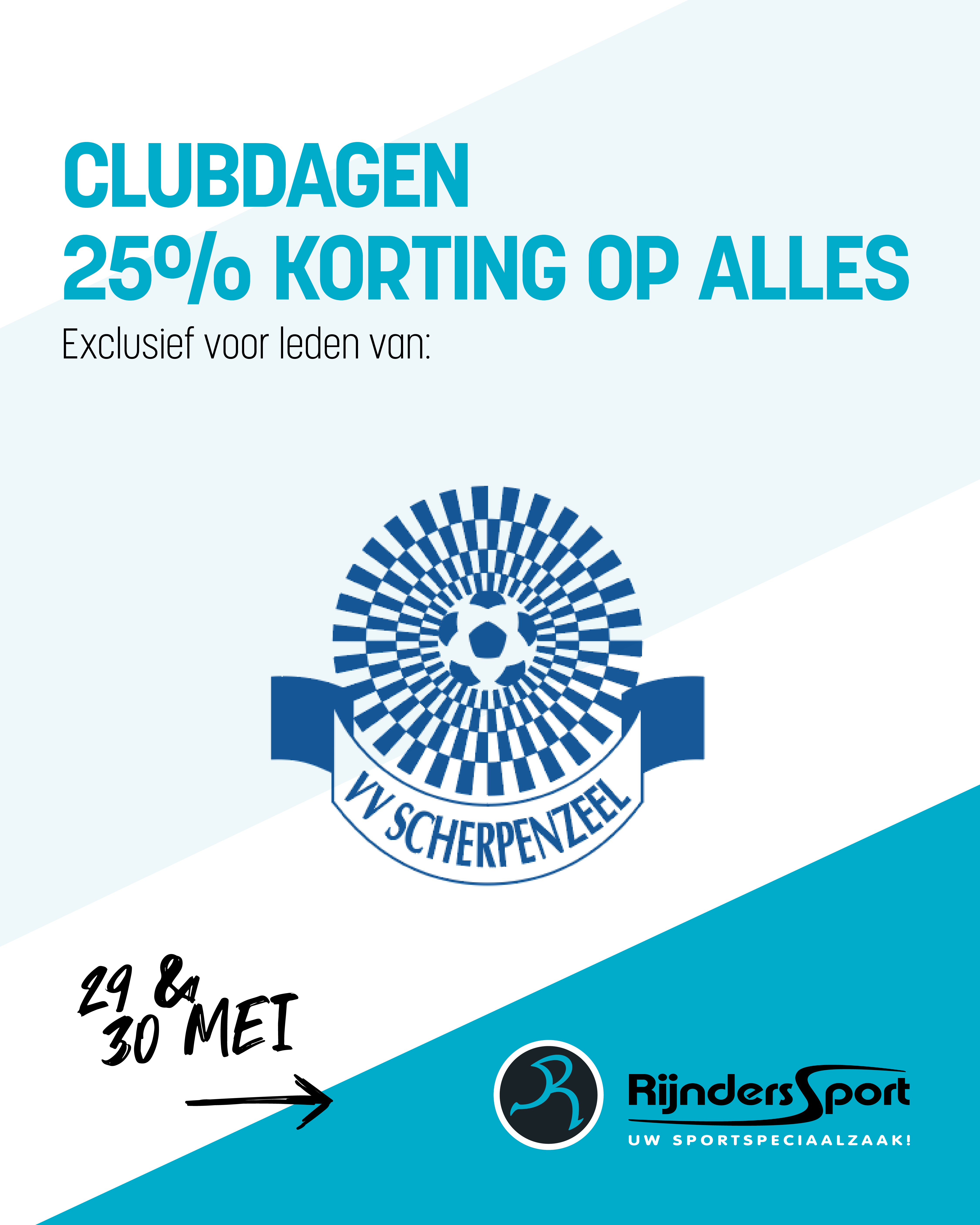 Club weekend bij Rijnders Sport