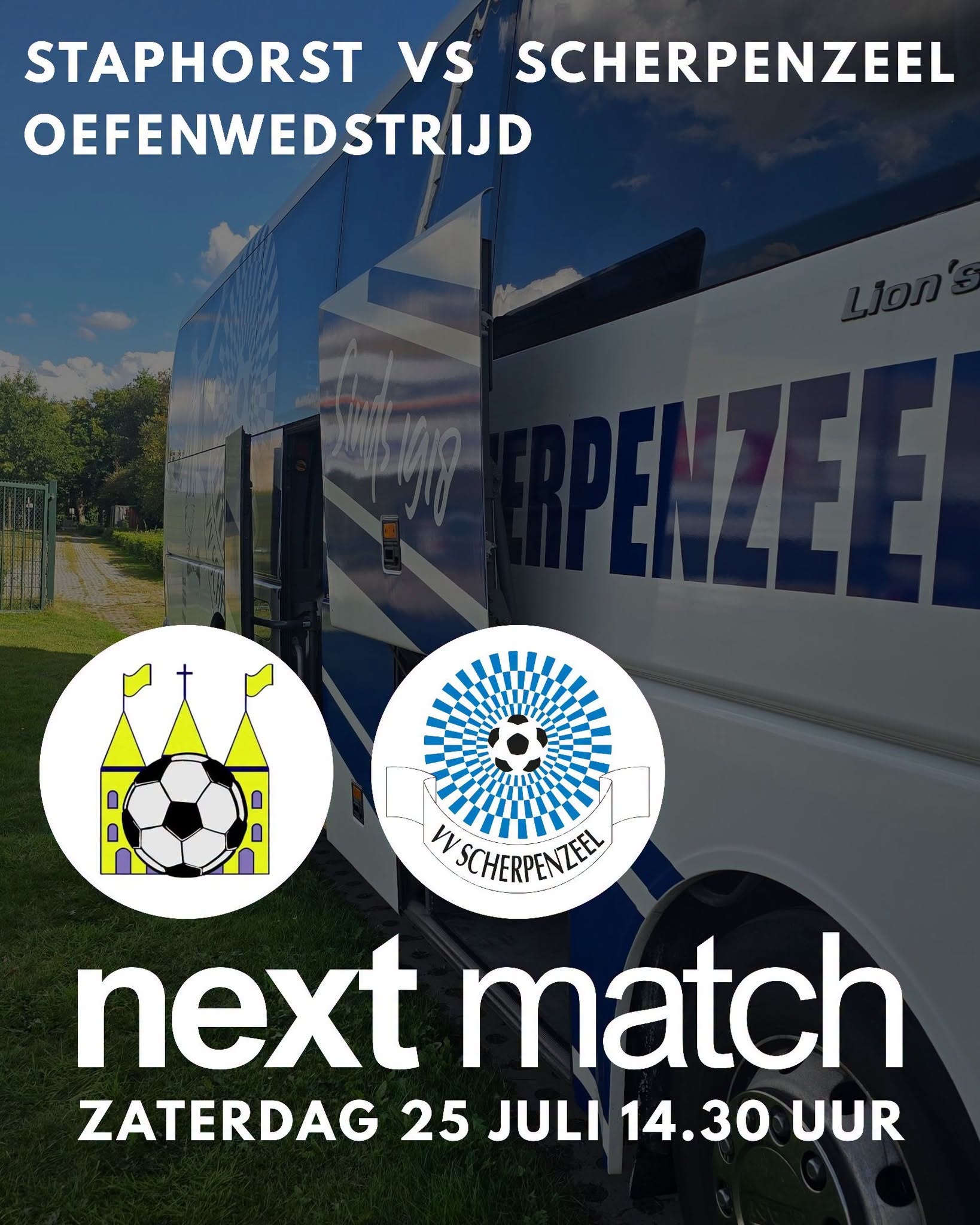 Zaterdag 25 juli VV Staphorst-VV Scherpenzeel (nederlagen Top toernooi VV Staphorst)